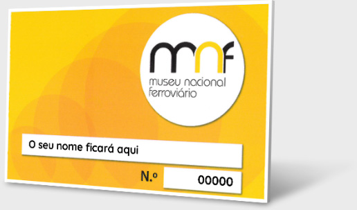 Fotografia do Cartão de Membro do Museu Nacional Ferroviário