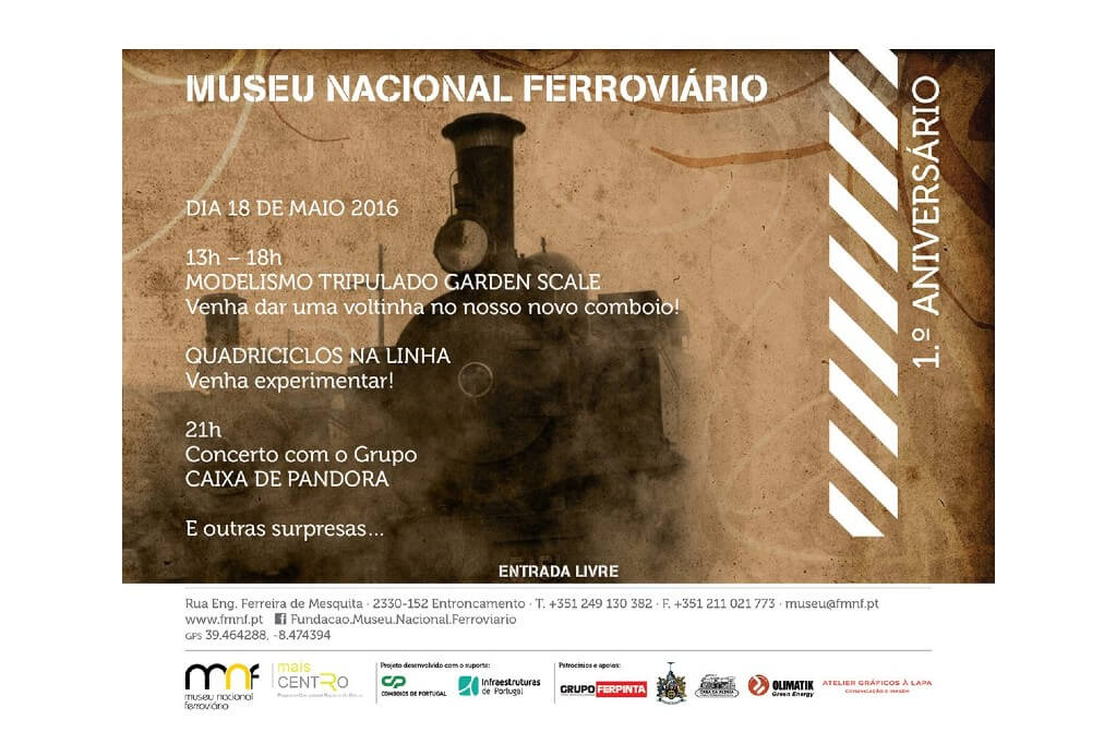 Museu Nacional Ferroviário celebra o 1.º aniversário