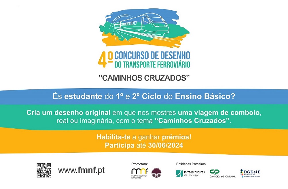 4ª edição do Concurso Nacional de Desenho sobre o Transporte Ferroviário