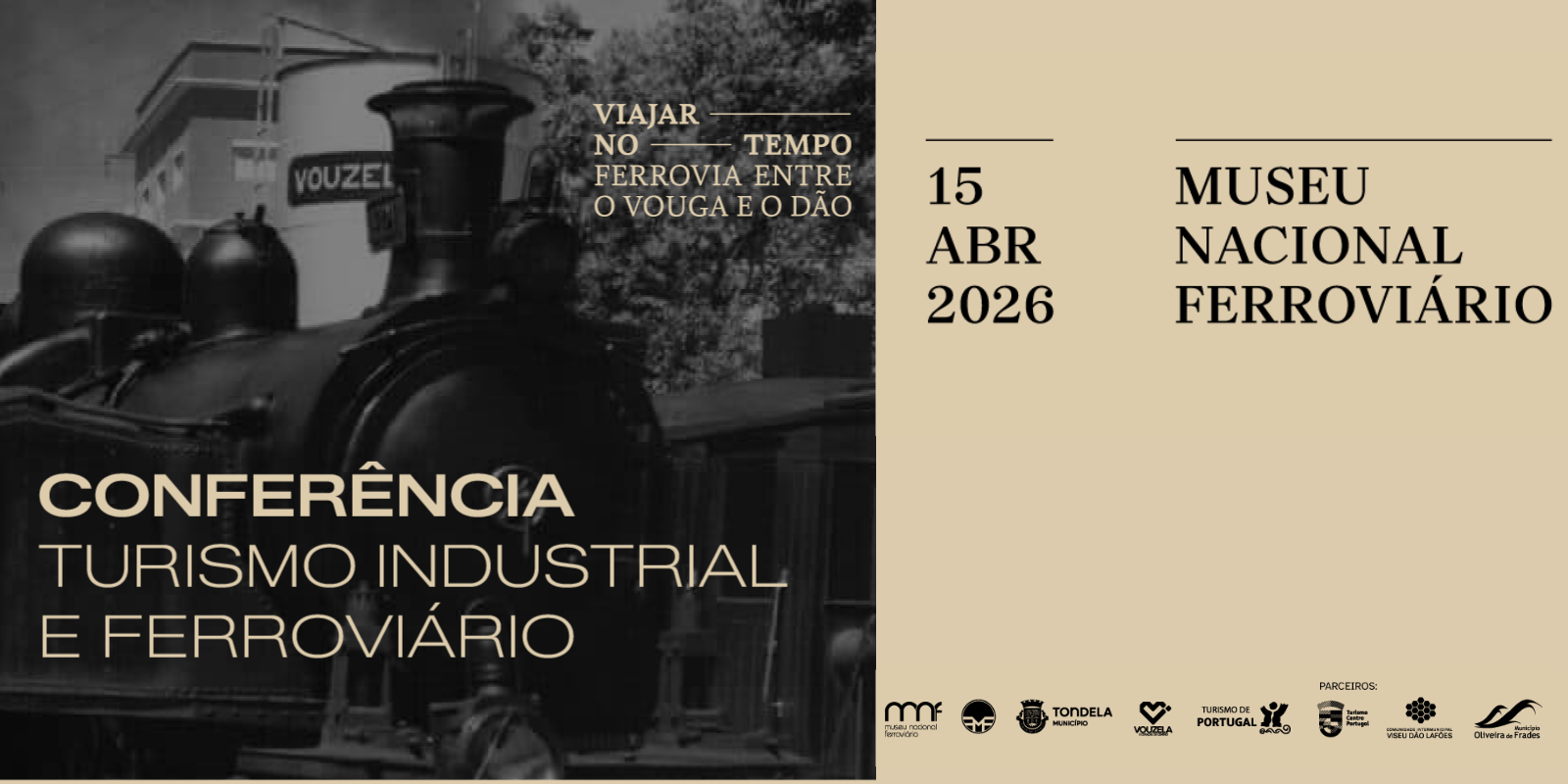 Conferência internacional sobre turismo ferroviário regressa ao Museu Nacional Ferroviário a 15 de abril