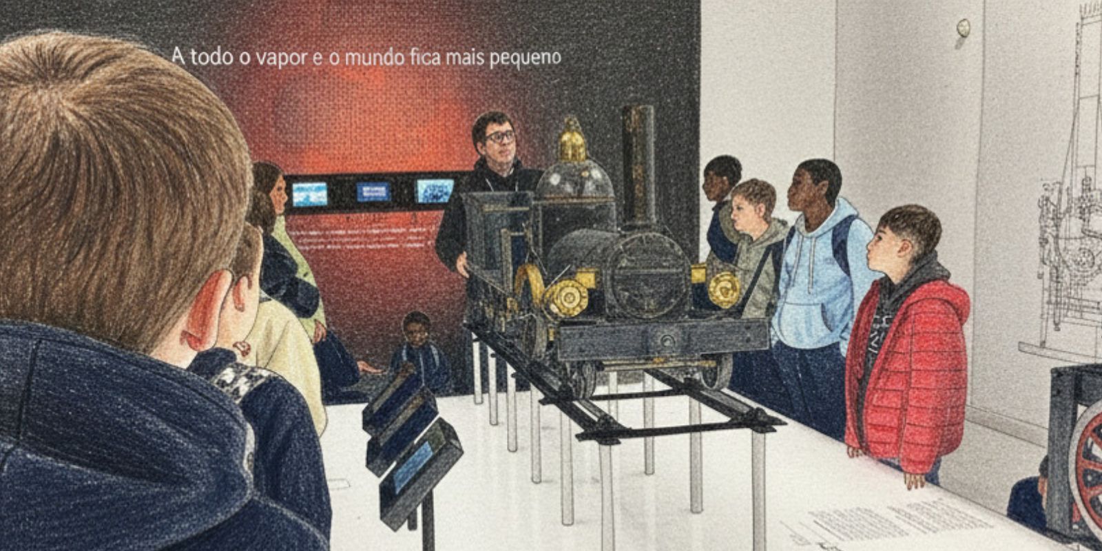 Alunos do Agrupamento de Escolas Cidade do Entroncamento lançam e-book inspirado no Museu Nacional Ferroviário