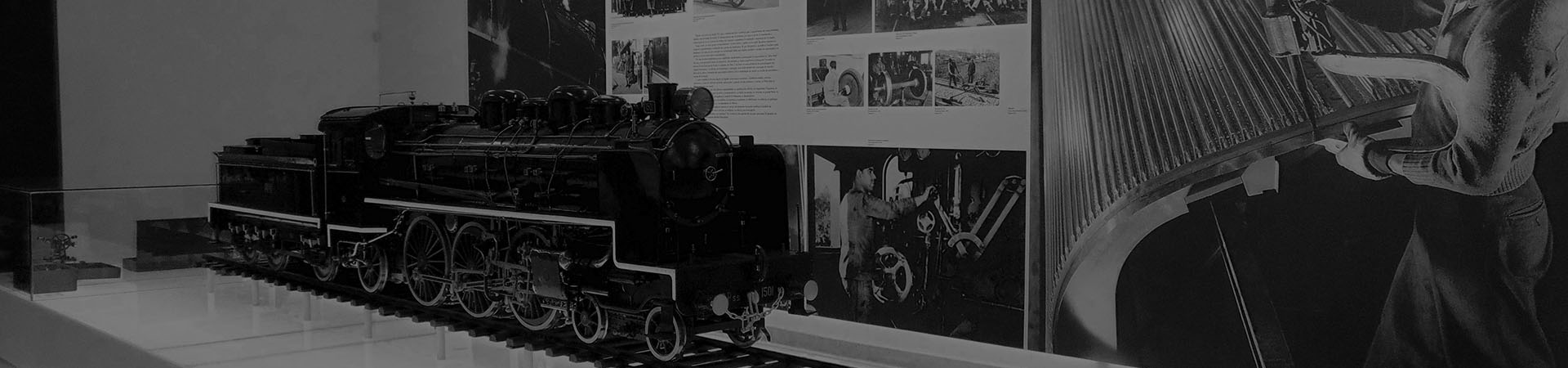 Fotografía del Tren Presidencial en exhibición en Oficinas do Vapor