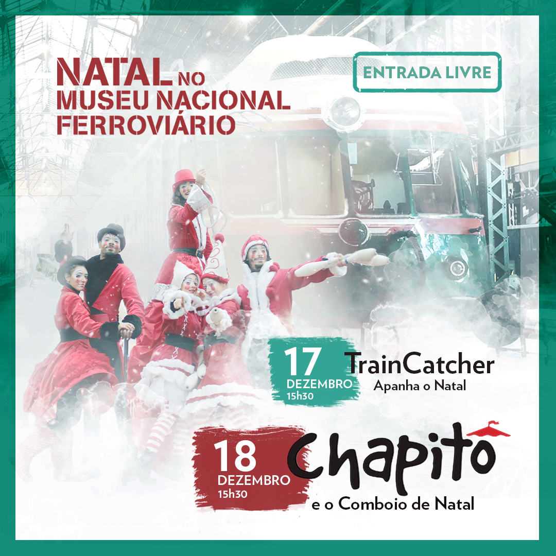 O Natal chegou ao Museu Nacional Ferroviário