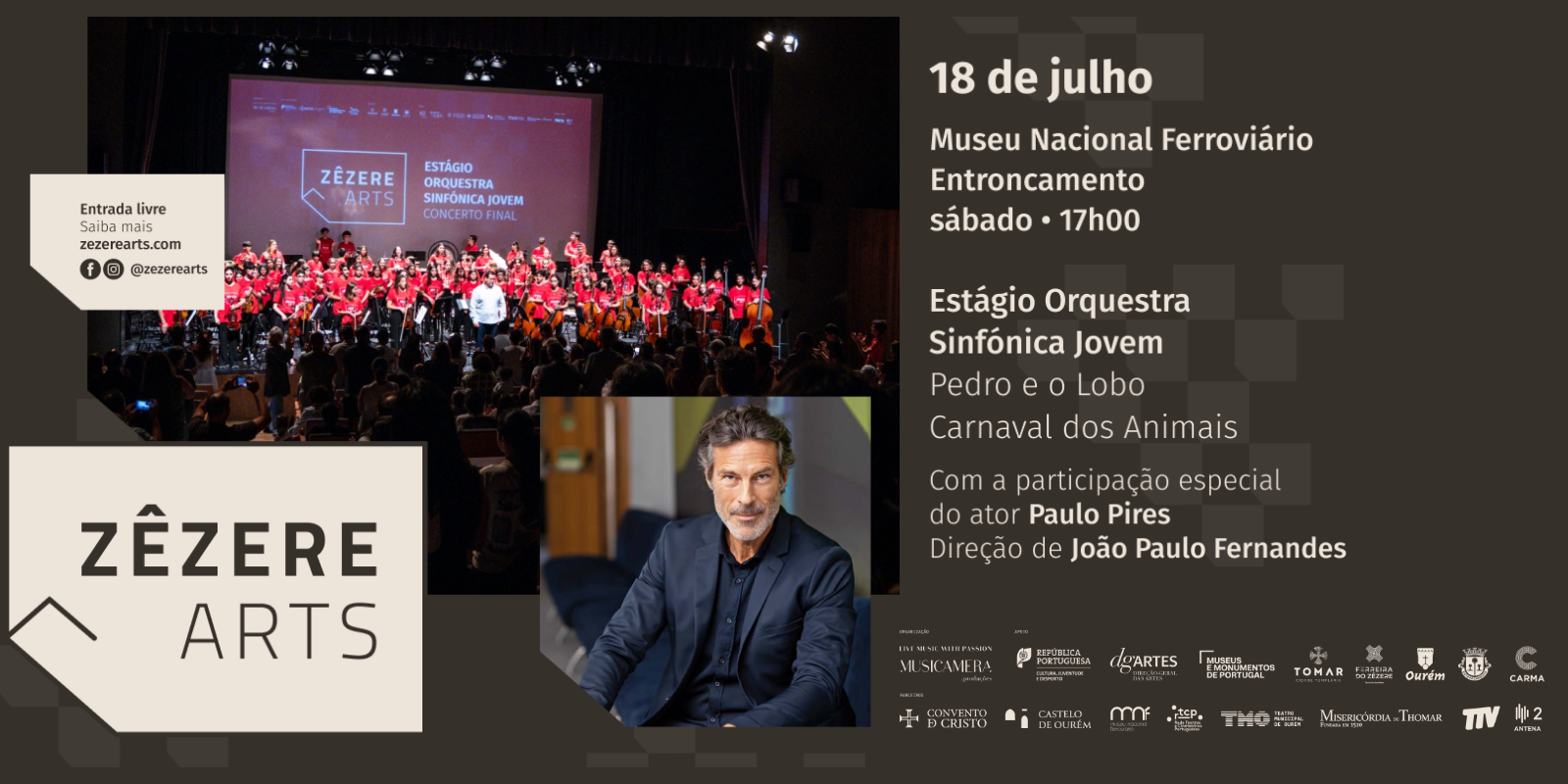 Museu Nacional Ferroviário recebe concerto do Festival Zêzere Arts e lança ciclo de música